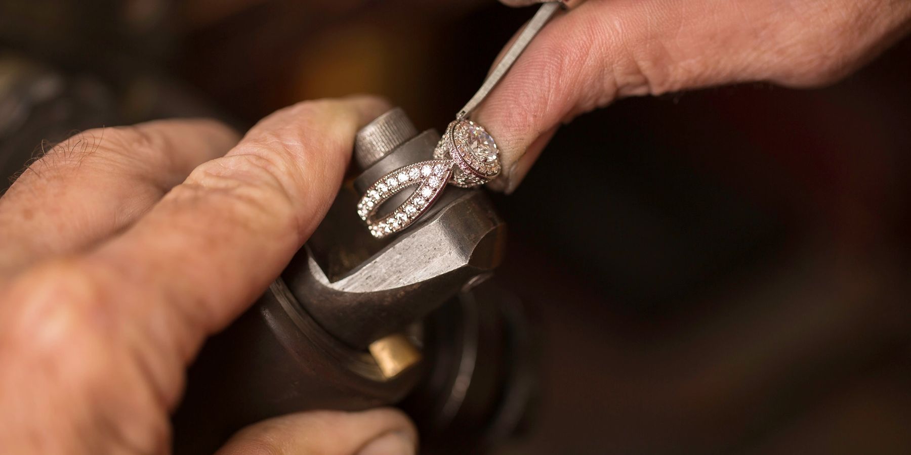 A couple's hands with wedding rings